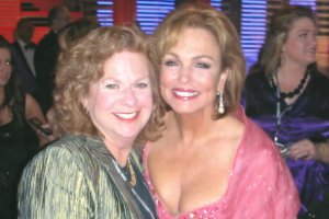 Me and Phyllis George at the Miss America Pageant
